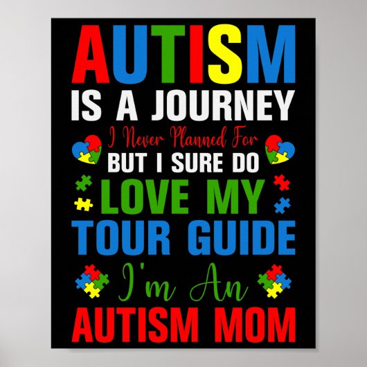 Autisme is een reis die ik nooit gepland had, maar poster (Voorkant)