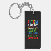 Autisme is een reis die ik nooit gepland had, maar sleutelhanger (Voorkant Links)