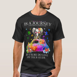 Autisme is een reis die ik nooit voor de lol heb g t-shirt
