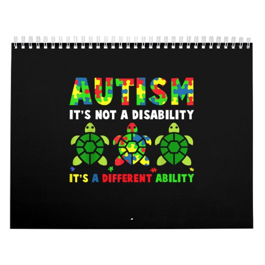 Autisme is geen bewustwording van gehandicapte aut kalender (Hoes)