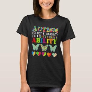 Autisme is geen handicap, het is een andere vaardi t-shirt