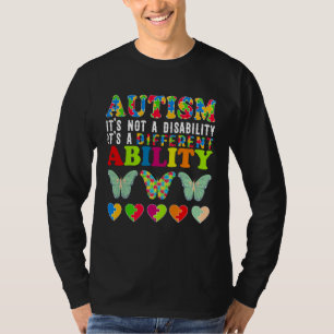 Autisme is geen handicap, het is een andere vaardi t-shirt