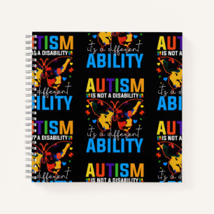 Autisme is geen handicap, het is gewoon anders notitieboek