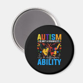 Autisme is geen handicap, het is iets anders magneet (Voorkant / Achterkant)