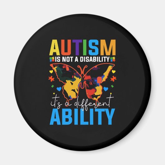 Autisme is geen handicap, het is iets anders magneet (Voorkant)