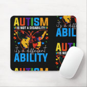 Autisme is geen handicap, het is iets anders muismat (Met muis)