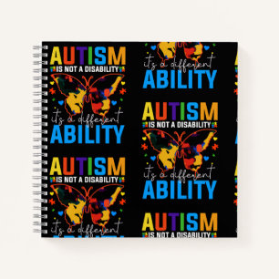 Autisme is geen handicap, het is iets anders notitieboek