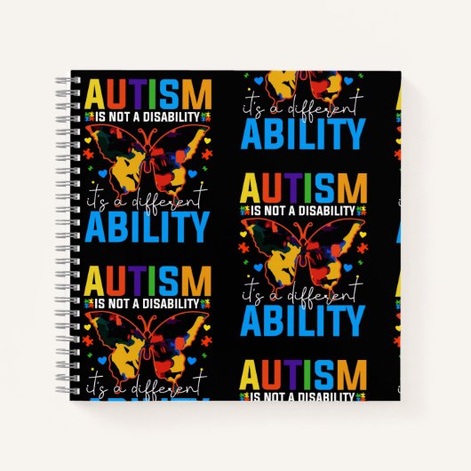 Autisme is geen handicap, het is iets anders notitieboek (Voorkant)
