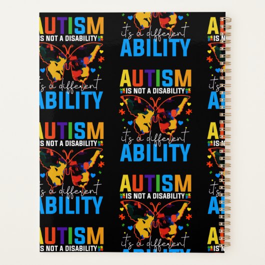 Autisme is geen handicap, het is iets anders planner (Achterkant)