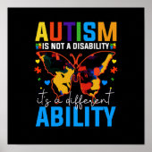 Autisme is geen handicap, het is iets anders poster (Voorkant)