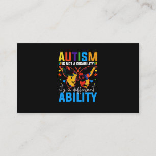 Autisme is geen handicap, het is iets anders visitekaartje