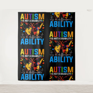 Autisme is geen handicap, het is iets anders wandkleed