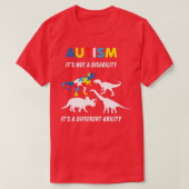 Autisme is geen handicap, maar een andere mogelijk t-shirt (Design voorkant)