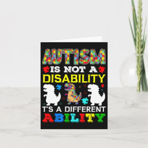 Autisme is geen handicap maar een andere mogelijkh kaart