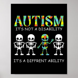 Autisme is geen handicap maar een andere mogelijkh poster
