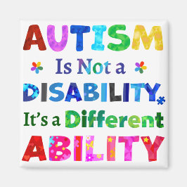 AUTISME is geen handicap Magneet