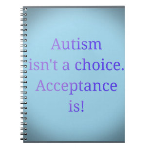 Autisme is geen keuze. notitieboek