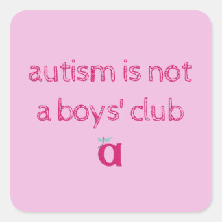 Autisme is geen schetsmatige sticker van een jonge