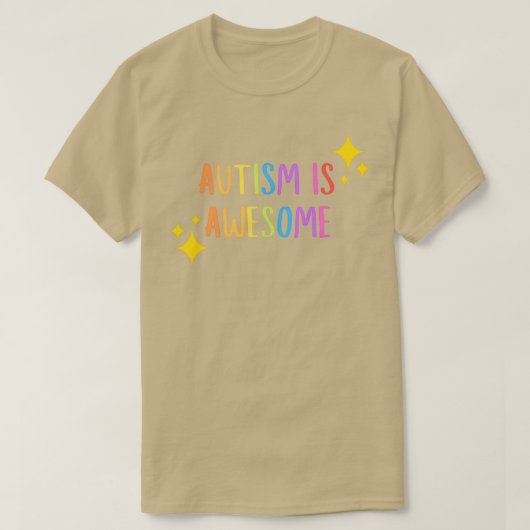 Autisme is Geweldige T-shirt (Design voorkant)