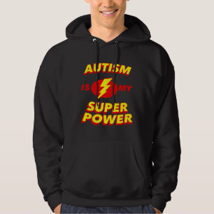 Autisme is mijn superenergiebewustzijn Super Hero Hoodie