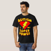 Autisme is mijn superheld Autism Awarenes T-shirt (Voorkant volledig)
