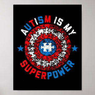 Autisme Is Mijn Superkracht Autisme Acceptatie Aut Poster