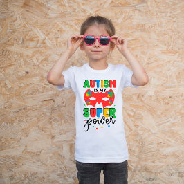 Autisme is mijn superkracht, Cute Autism Awareness T-shirt