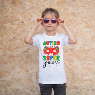 Autisme is mijn superkracht, Cute Autism Awareness T-shirt