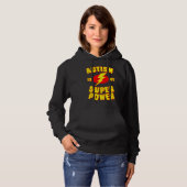 Autisme is mijn superkracht hoodie (Voorkant volledig)