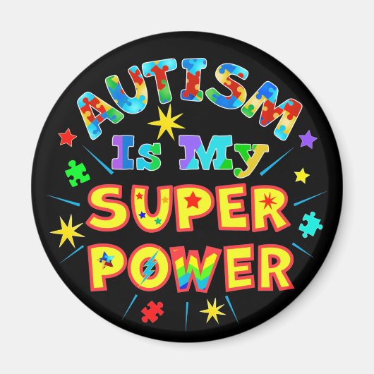 Autisme is mijn superkracht magneet (Voorkant)