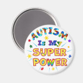 Autisme is mijn superkracht magneet (Voorkant / Achterkant)