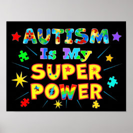 Autisme is mijn superkracht poster