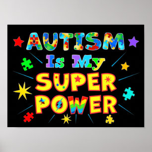 Autisme is mijn superkracht poster