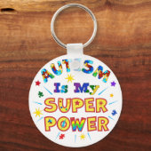 Autisme is mijn superkracht sleutelhanger (Voorkant)