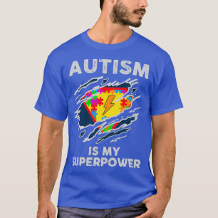 Autisme is mijn supermacht t-shirt