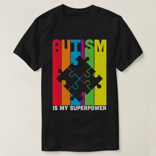 Autisme is mijn Superpower 7 T-shirt (Design voorkant)
