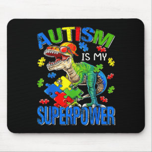 Autisme is mijn Superpower Autism Awareness Boys K Muismat