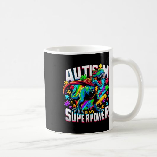 Autisme is mijn Superpower Autisme Bewustzijn T-re Koffiemok (Rechts)