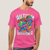 Autisme is mijn Superpower Autisme Bewustzijn T-Re T-shirt (Voorkant)