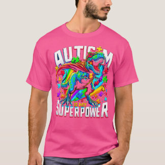 Autisme is mijn Superpower Autisme Bewustzijn T-Re T-shirt