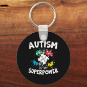 Autisme is mijn Superpower Autist Asd Disorder Aut Sleutelhanger (Voorkant)