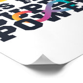 Autisme is mijn Superpower-bewustzijn Poster (Hoek)