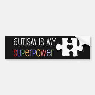 Autisme is mijn Superpower Bumpersticker