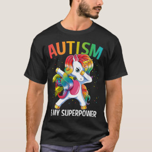 Autisme is mijn Superpower Dabbing Unicorn T-shirt
