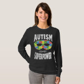 Autisme is Mijn Superpower Design Autism T-shirt (Voorkant volledig)