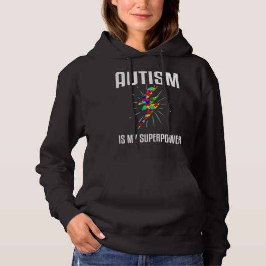 Autisme is mijn Superpower Hoodie (Voorkant)