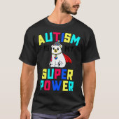 Autisme is mijn Superpower Kinder Bewustmakingsmac T-shirt (Voorkant)