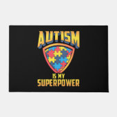 Autisme is mijn Superpower puzzelstukjes Deurmat (Voorkant)
