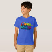 Autisme is mijn Superpower T-shirt (Voorkant volledig)