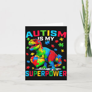 Autisme is superkracht autisme bewustzijn dinosaur kaart